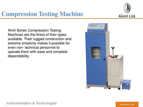 Compression Testing Machine Presentation (Aimil) 